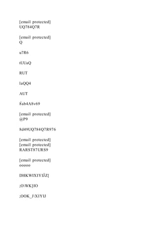 [email protected]
UQ784Q7R
[email protected]
Q
u7R6
tUUaQ
RUT
laQQ4
AUT
8̀ab4A8v69
[email protected]
@P9
8d49UQ784Q7R976
[email protected]
[email protected]
RARST87URS9
[email protected]
ooooo
DHKWIXIYIĴZ[
;OWK]IO
;OOK_JXIYIJ
 