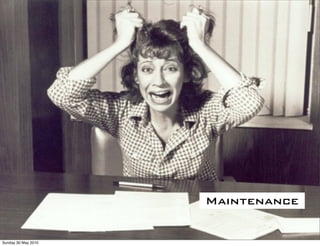 Maintenance


Sunday 30 May 2010
 