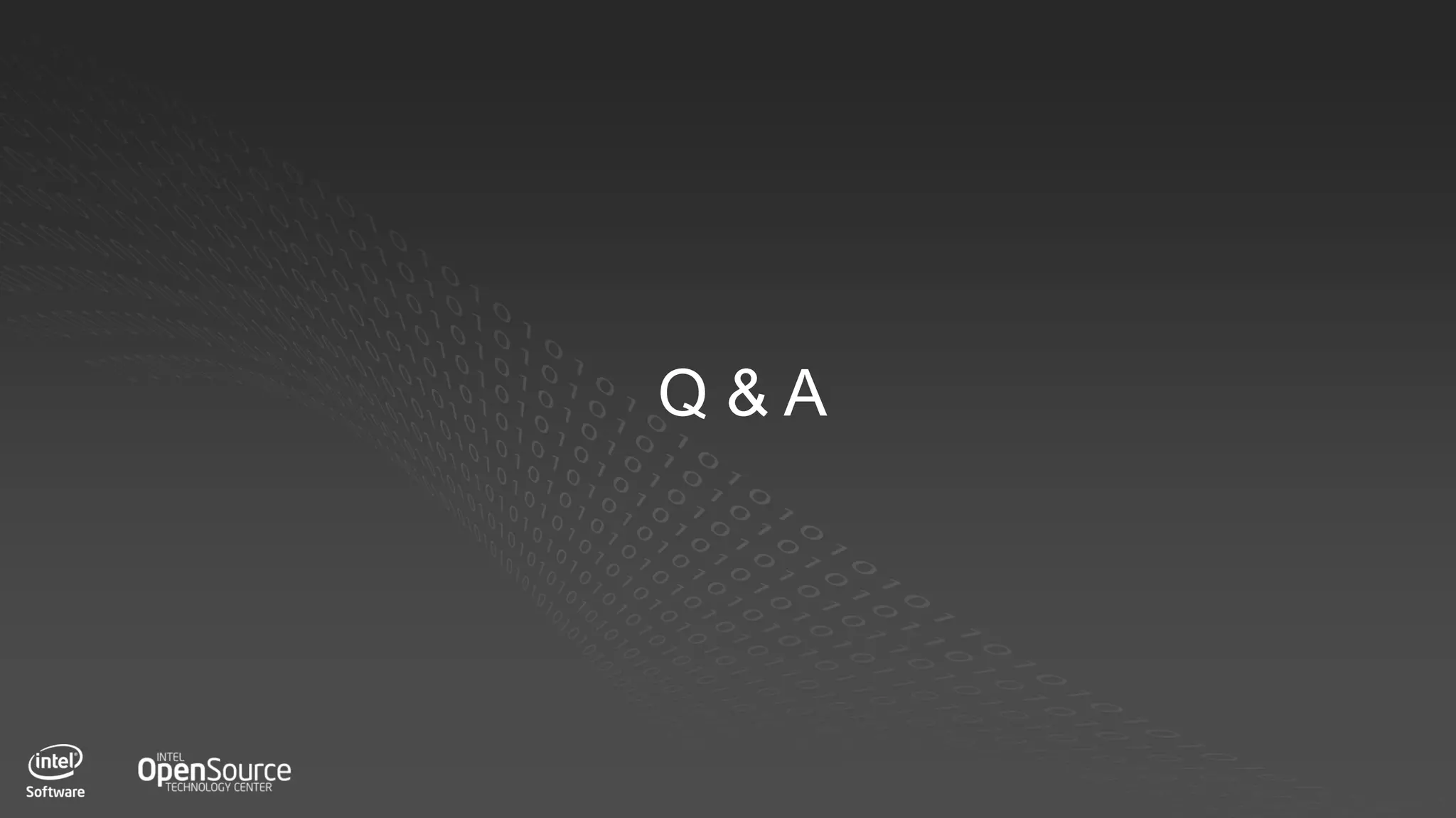 Q & A
 