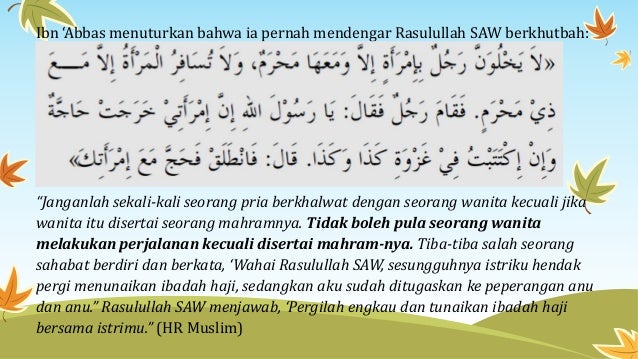 Hukum syara tentang pergaulan pria & wanita