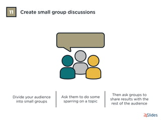 12 Ideas for More Interactive Presentations