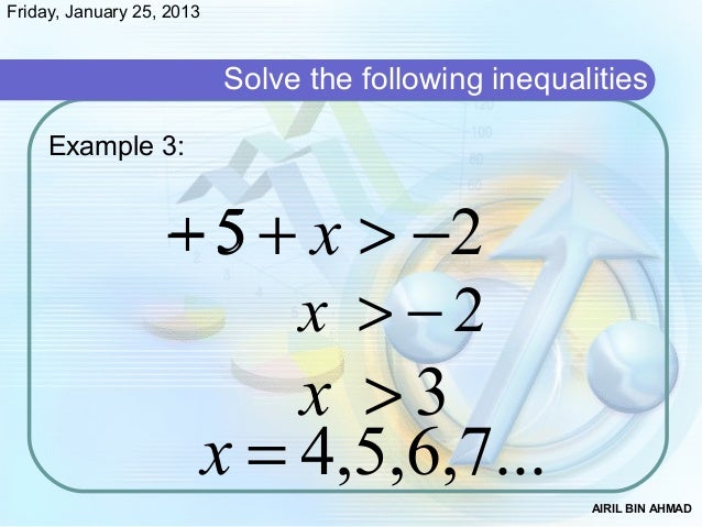NOTE MATH FORM 3 - 12 inequality equations