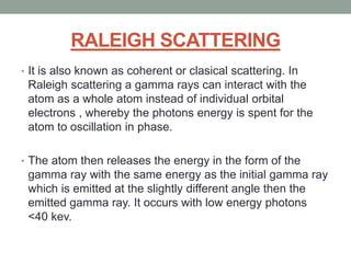 Interaction of Radiation with matter | PPTX