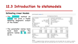 statsmodels python | overview of statsmodels in python... 12 Introduction to Modeling Libraries in Python.pdf