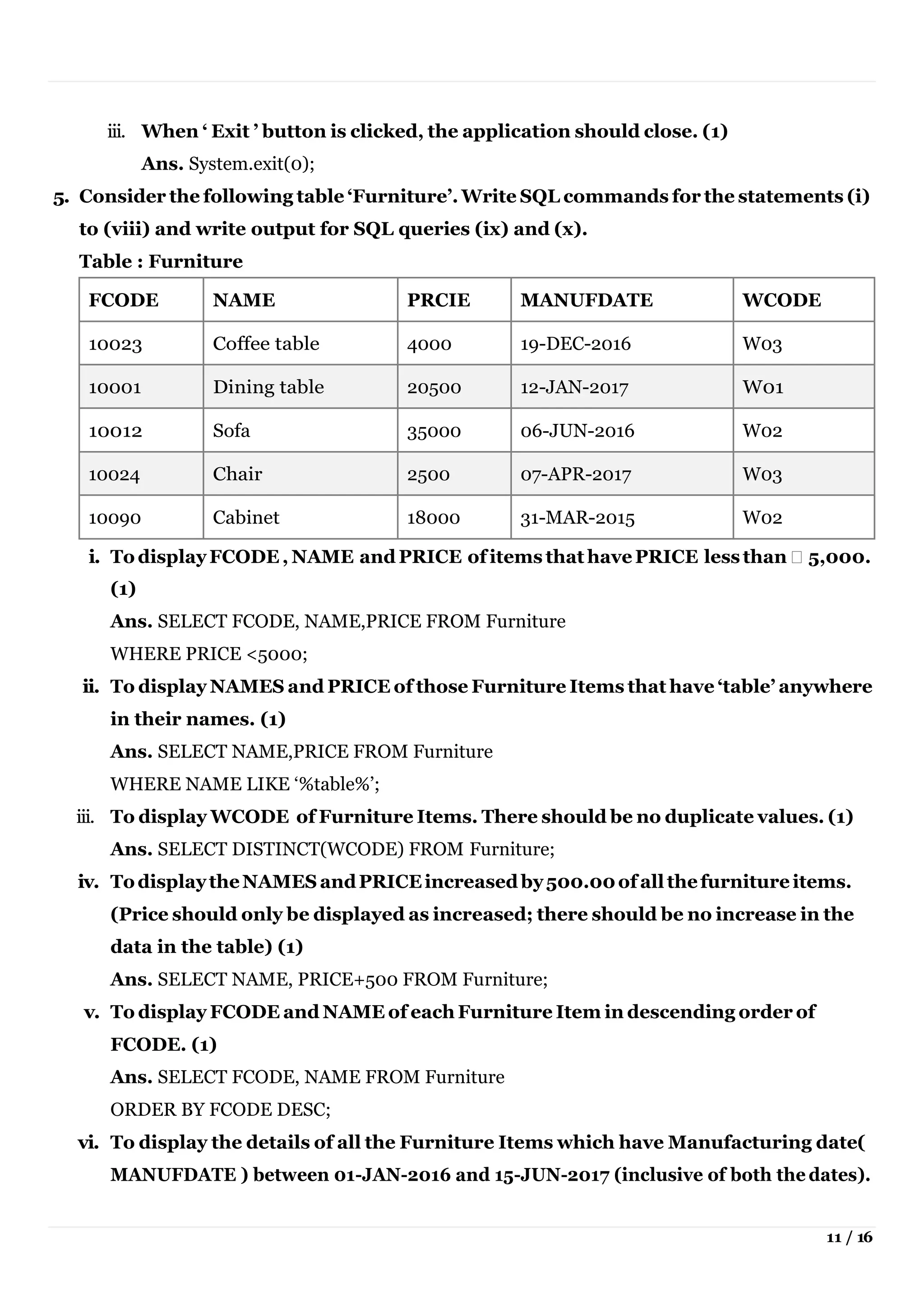 CBSE 12 ip 2018 sample paper | PDF