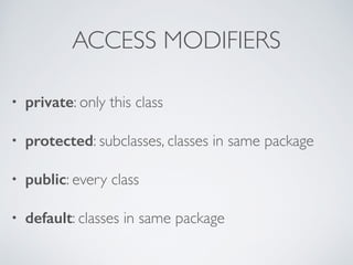 12 java modifiers | PPT