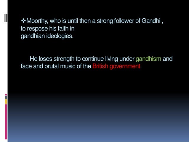 Moorthy As A Gandhi Man