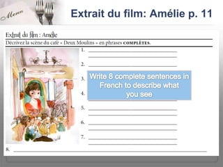 Extrait du film: Amélie p. 11
 