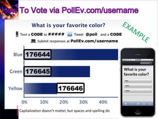 TIP   Capitalization doesn’t matter, but spaces and spelling do
 
