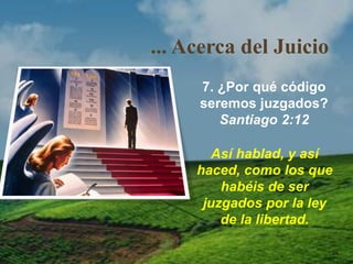12/20. El Juicio (ESTUDIO DE LA BIBLIA LA FE DE JESÚS) | PDF