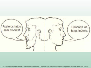 LATOUR, Bruno. Introdução: Abrindo a caixa preta de Pandora. Em: Ciência em ação: como seguir cientistas e engenheiros sociedade afora, 2000. P. 1-26.
 