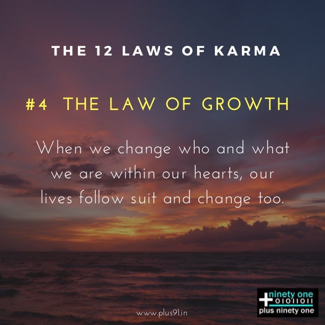 12 laws of karma