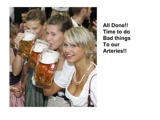 All Done!! Time to do  Bad things  To our Arteries!! 