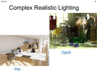 Complex Realistic Lighting iray OptiX 