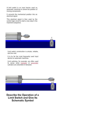Machine Automation Outline