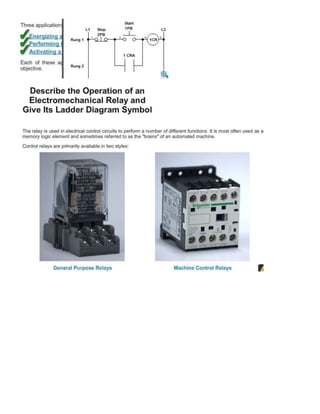 Machine Automation Outline