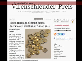 Fundgrube für Ideen
 