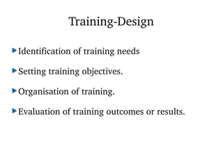 1 & 2 module of training & development for 3rd sem MBA | POT