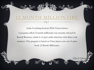 12 month millionaire | PDF