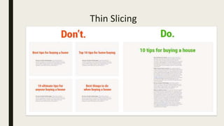 Thin Slicing