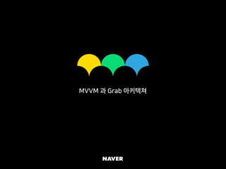 MVVM 과 Grab 아키텍쳐
 