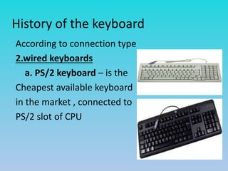 # 1 2nd gr.3 history of the keyboard | PPTX