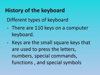 # 1 2nd gr.3 history of the keyboard | PPTX