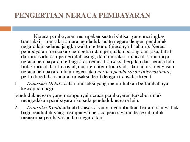 12 Neraca Pembayaran Indonesia
