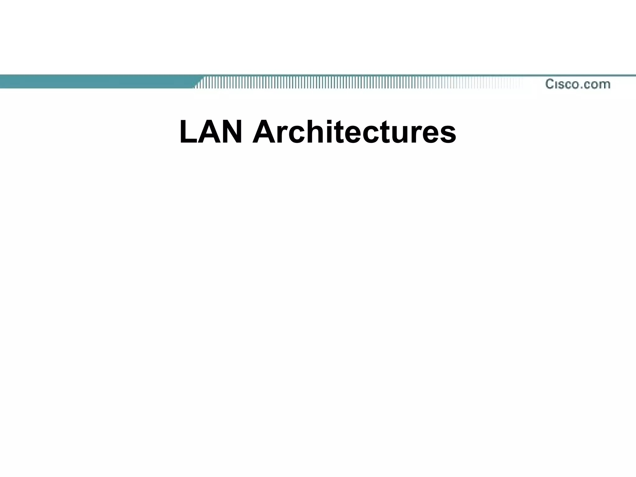 LAN Architectures
 