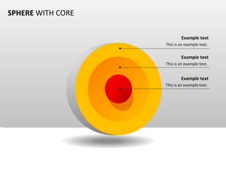 SPHERE  WITH CORE Example text This is an example text.  Example text This is an example text.  Example text This is an example text.  