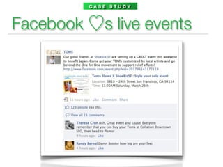 CASE STUDY



Facebook ♡s live events
 