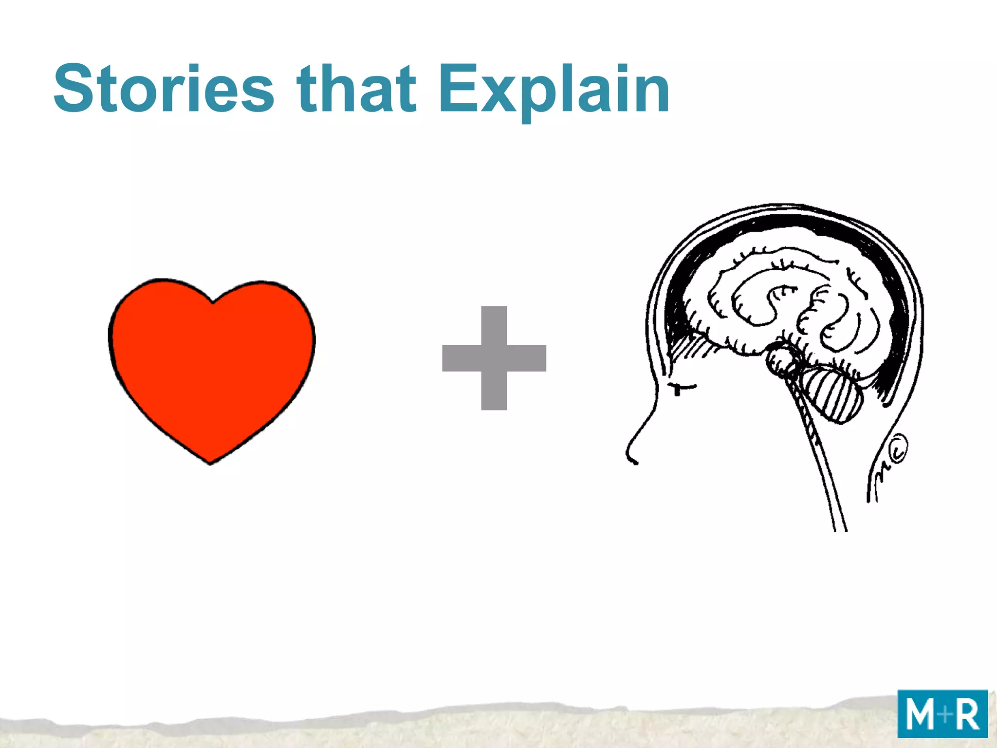 Stories that Explain



            +
 