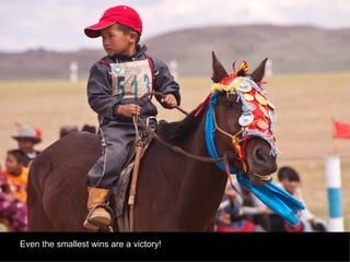 Even the smallest wins are a victory!
 