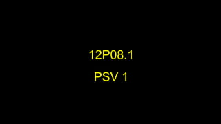 12P08.1
PSV 1
 