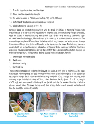 Curated visual reference: Live Hatchling Stage Feeding Routines Reference: 12 Package Of Practices Breeding Culture Freshwater Fish Species