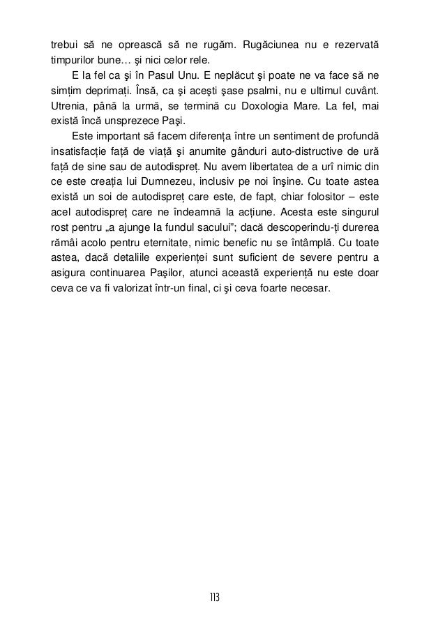 12 pasi spre vindecare