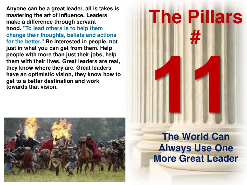 12 Pillars of Success