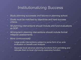 12 Planning Successes V2