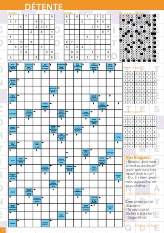 22
Gisèle, de Pau
                                                                                                                                                                                                                                                                                                                         paupières
                                                                                                                                                                                                                                                                                                                         crayons à                                            à l’assaut !
         - Dégonflé va !
                                                                                                                                                                                                                                                                                            nerveuse
         t’éclate la tronche ?                                                                                                                                                                                                                                                               lésion
         - Tu veux que je                                                                                                                                                                                                                        six romain                                                                                                                  grands-pères
                                                                                                                                                                                                      tour
                                                                                                                                                                                                    tout petit                                    du labo                                                                                                                        officiel
         disputent :                                                                                                                                                                                                                              l’argent                                                                                                                       pardon
                                                                                                                                                                                                                                 génétique
                                                                                                                                                                                                                                  de code                                                                                                dévêtus
         Deux pneus qui se
                                                                                                                                                                                                                                  porteur
                                                                                                                                                                                                                                                                                                                                         déformer
                                                                                                                                                                                                                                 vieux loup
                                                                                                                                                                                                                                                                  concret                                                                            coureur
                                                                                                                                                                                                                                                                                                                                                      oiseau
Damien, de Lescar
                                                                                                                                                                                                                                                                  sanguin                                                                                                        volonté
                                                                                                                                                                                                                                                                    arrêt                                                                             damné
                                                                                                                                                                                                                                                                                                                                                     séjour de
va au cinéma.                                                                                                                                                                                                                                                                                               douve
                                                                                                                                                                                                                                                                                                          ouverture
mais aujourd’hui on                                                                                                                                                                                                                                                                                         petite
                                                                                                                                                                                                                                                                                                                                                                                 fait voir
                                                                                                                                                                                      nées
- Oui, il a bien aimé,
                                                                                                                                                                                    abandon-                                                                                                                                                                                    ment
trouvé dans la rue?                                                                                                                                                                                                                                                                                                                                                          tumulteuse-
                                                                                                                                                                                                                                      orient                                  sous-off                                   aimable
                                                                                                                                                                                                                                                                              galon de
gouin que vous avez
amené au zoo le pin-                                                                                                                                                                                                                  essieu                                  roulement                                  assommé
                                                                                                                                                                                                                   douleur                                                                                                                                        feu vif
                                                                                                                                                                                                                  calmer la                                                                  béant                                                               cuirais à
                                                                                                                                                                                                                  façon de                                                                                                                                                       avance
- Bonjour, avez-vous
                                                                                                                                                                                                                                                                                            direction                                                            appela
                                                                                                                                                                                                                   obtenu
                                                                                                                                                                                                                                                  Londres
                            Nos blagues :
                                                                                                                                                                                                                                                  cours de
                                                                                                                                                                                                   ravissement
                                                                                                                                                                                                                                                   Dijon
                                                                                                                                                                                                                                                 voisine de
                                                                                                                                                                                                                                                                                                                                         mortelle                            demandent
     1                     2             4                7                     5                 3                     6               8                 9                                                                                                                                                                                                                       coup
                                                                                                                                                                                                                                                                                                                                           çante
                                                                                                                                                                                                                                                                                                                                         commer-                                 dans le
     3                     7             8                9                     6                 4                     2               5                 1
                                                                                                                                                                                                                                                                                             Terre
     5                     9             6                8                     1                 2                     3               4                 7                                                                                                                                 déesse
                                                                                                                                                                                         choisie
                                                                                                                                                                                                                                                                                          synthétique
     6                     3             9                5                     2                 7                     8               1                 4                                                                                                                                  fibre
                                                                                                                                                                                                                                                                                                            version
     8                     1             2                3                     4                 9                     7               6                 5                                                                                                       jaunisses                                nouvelle                                                           faire le fier
                                                                                                                                                                                                                                                                                                                                                                                 l’amour
     7                     4             5                6                     8                 1                     9               2                 3                                                                                                       seconder                                  d’étoffe
                                                                                                                                                                                                                                                                                                            largeur                                                              dieu de
     4                     8             3                1                     7                 6                     5               9                 2                                                                           hébreu
                                                                                                                                                                                                                                     prophète
     2                     6             7                4                     9                 5                     1               3                 8                                                                          troublé
     9                     5             1                2                     3                 8                     4               7                 6                                                                                                                                 satellite                                                  net
                                                                                                                                                                                                                                                  souillé                                   phase de                                                 coupera
                                                                                                                                                                                                                                                                                                                                                                             séduisantes
                                                                            Résultat Sudoku 1                                                                                                                                                     opinion                                   pour lui                                                St Antoine
                                                                                                                                                                                                                                                                                            pronom                                                   croix de
                                                                                                                                                                                                                 à l’intérieur                                                                                            d’armes
                                                                                                                                                                                                                                                                                                                           stock
                                                                                                                                                                                                                 en abrégé
                                                                                                                                                                                                                  opposé                                                                                                 verbales
     9                     3             8                6                     7                  4                    1               2                 5                                                                      affirmation                                                                                                                                     hasard
     4                     5             7                2                     1                  9                    6               3                 8                                                                          lentilles                                                                                                                                   du froid
                                                                                                                                                                                                                                     genre de                                                                                                                                     effets
     1                     2             6                5                     8                  3                    4               7                 9
                                                                                                                                                                                                                                                                                                            glorifia
     2                     4             9                1                     3                  6                    5               8                 7
                                                                                                                                                                                                                                                                                                          bien brossée
     3                     8             1                7                     5                  2                    9               4                 6
                                                                                                                                                                                                                                                                                                                                                                              de viorne
     6                     7             5                9                     4                  8                    2               1                 3                                                                                                                                                                                                                    espèce
                                                                                                                                                                                                                                                                                                                                                                              tripotage
     5                     1             3                4                     9                  7                    6               8                 2
     7                     9             2                6                     8                  1                    3               5                 4
     8                     6             4                3                     2                  5                    7               9                 1
                                                                                                                                                                                                    nervosité                        africain                     d’enfant                 de l’effort                   se moquer                   d’Angers                 d’après P.V.
                                                                      Résultat Sudoku 2                                                                                                                                               fleuve                         jeu                    liquide                                                   rivière                  vignettes
                                                                                                                                                                                                     de juge                     d’adoration                       légère                                                de vigne
                                                                                                                                                                                                     adjoint                                                                              brutaliseront                    pied                     dévouement                    bazar
                                                                                                                                                                                                                                    objet                           faute
  musée                     d’une voie                gros                        cubage                        très                     regardée                   bourgeon
de peinture                 sanguine                 mangeur                     de moteur                   attendue                     de prés                    naissant
  puissant
    B                         A partie               homme         C              note de
                                                                                    M                          faire
                                                                                                               B   I                    teniez bon                    Amot
  explosif                     du pied               revêche                     diapason                     briller                                                d’enfant
  T I                       M B R                                  E              S A                        M E N D                                                E S
empaillerai
   vieux



                                                                                                                                                                                                           1                     7                2                   4       6                                  6                          8                                           9
 bâtiment
    M                       A N I                                  P              U L                        A T I O                                                N S
                                                                    idées
                                                                   idiotes
  O B                       I E R                                  choisir        E T                        R I L L                                                E E
 durillons                                                                                                                              période du
 excédent
    E                       N G E                                 L               U R                        E S   E                    secondaire                  R S
                                                                                                                                                                                                           4                              1                           2       9                                  8        3                                  4     7
                                                    commande-                                                                                         comme
                                                      ments                                                                                            le do
  A L                       E A                     adouciront    O               R A                        L E S                                   cas fortuit    V S
                                pièce                                              espace
                               de bois                                            de poète                                    bruit
 navire de                                                                                                                  de caisse
  pêche                        ennuis                                           raccomodè-
    O                         T A
                               rénaux
                                                                  U                 I
                                                                                    rent
                                                                                                             L   I D         abimer                                 E E
                                                                                                                                          ville de




                                                                                                                                                                                                                                                              4       3              5                                               5                       1     3         8
                                                                                                                                         Moldavie
  A T                       T I R                                 A               N T                        E S   E                     palmier                    M U
                                                                                                                                          indien
préposition                                                         plantes
                                                                 alimentaires                                attrapais
   outil
 de dessin
    E                       R O S                                  orifices       L E                          A I D                                                E R
                                                                                   souks                                                                                            coup de




                                                                                                                                                                                                                                                                              7      6                                                              8              5                    7
                                                                                   ventila                                                                                        commando
  C R                       A N E                                 R                 R                        I L S A                                                N
boite à votes                            connaît
  soudard
    I                       N   N        paradis                  E               G O                        C I A N                                                T E
                                                                                                                                                                    débit de
                                                                                                                                                                    boissons
                                                                                                                             réjouis



                                                                                                                                                                                                                                 9                5                   1                                          5                                                                      8
  R E                       C L A                                 M               E N                        T   I S                                               grave défaut
                                                                                                                                                                      L
                rongerons                                                          volcan                                                             renfort
                                                                                   italien                                                             de oui
frappe fort       feras
                 adhérer    H E L                                 A               blessera
                                                                                    T                        E T E                                   tranche        E U
                                                                                                                                                     de citron
                                                     alliage
                                                     de fer                                     échassiers                               grande
                                                      début                                      ornons                                 quantité
  P R                       E T                     de journée
                                                                  K               O                          R A   A                                                X E
                                                                                                                                                                                                           7        8                                                                                            4                   8              2
                                                                                                                                                                                  fait du tort
inexistants                                                                                                                                                                       partie de
    O                       R A G                                 E               U S                        E M E N                                                T             squelette
                                                                  carburant
  E T                       A L E                                   relié         V A                        S I S T                                                A S
                                                                                                              courts




                                                                                                                                                                                                           9                     4        3                                                                               4          3      2                      6
 petit cube                  élément                                                                         poèmes
 gratuites                  d’archipel                                                                        signal
    I                         E N                                 F               E R                          S T A
                                                                                                              d’arrêt
                                                                                                                                                                    S E
                                                                                                                                        possèdent
                                         bandages
                                         de roues                                                                                         mot de
  G R                       E   T                                 O               R D                        R E   L                      liaison                   E U
 enchaîna                                                                                                                                                            article
                                                                                                                            à la mode




                                                                                                                                                                                                                    3            6                            2                      4                                               2      4                                7          3
  station                                                                                                                                                           contracté
    A                       M N I                                 S               T I                        E   A G                                                  L
                                                                                  renforçai
                                                                                avec du tissu
  A I                       E U L                                 S                 N                        E V R I                                                T E
  sigle de
  société                                            propres



                                                                                                                                                                                                                    2            1                7                   8              9                           9                                           7                          1
    S                       U S                                   E
                                                         Résultat Mots fléchés    Y E                        L I N E                                                R S                                                                                                                                                                                                  Sudoku 1
                                                                                                                                                                                                                                                                            Sudoku 2
                                                                                                                                                                                                                                                                                             DétENtE
 