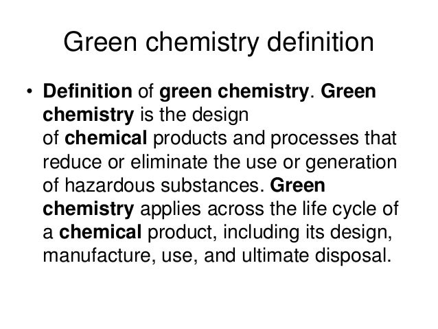 12 principles of green chemistry