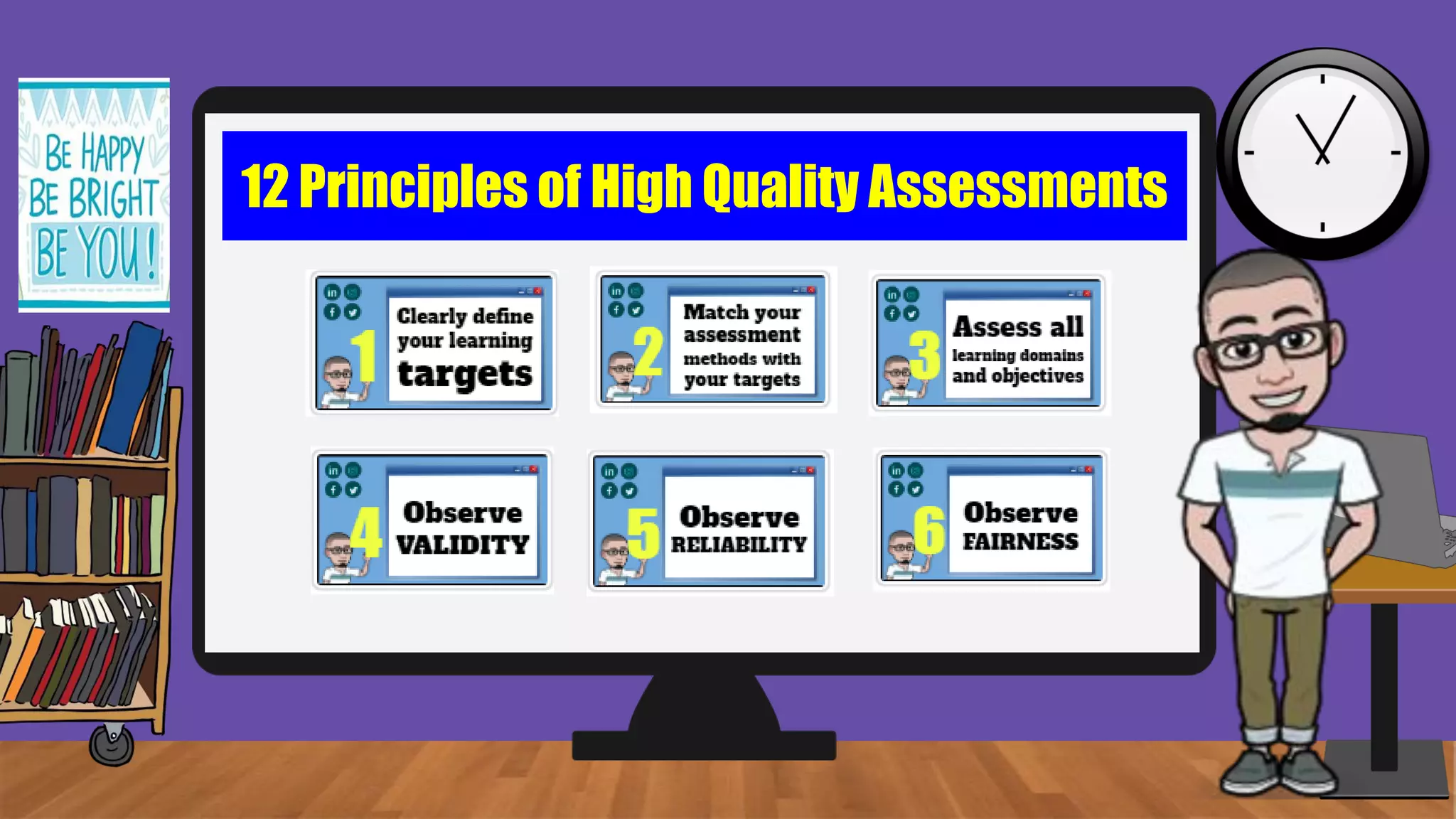12 Principles of High Quality Assessments
 