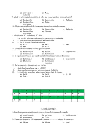 PROBLEMAS PROPUESTOS DE FÍSICA