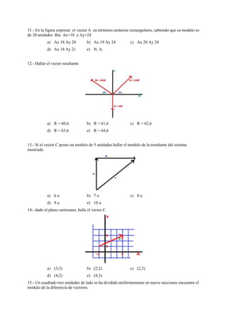 PROBLEMAS PROPUESTOS DE FÍSICA