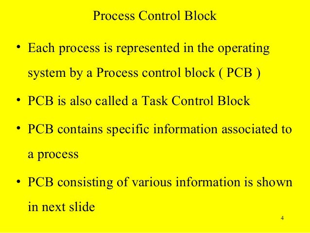 Process Control Block In Operating System Ppt – RLMES