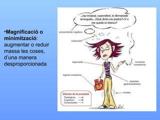 Magnificació o minimització : augmentar o reduir massa les coses, d’una manera desproporcionada 