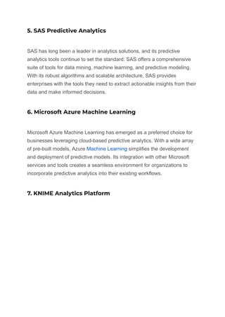 12 Pro Predictive Analysis Tools to Look Out for in 2024.pdf image.