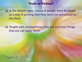 Truth or Fiction?In the Middle Ages, innocent people were drowned as a way of proving that they were not possessed by the Devil.