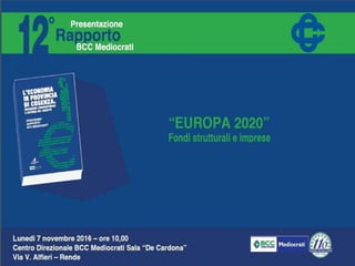 12° rapporto bcc def