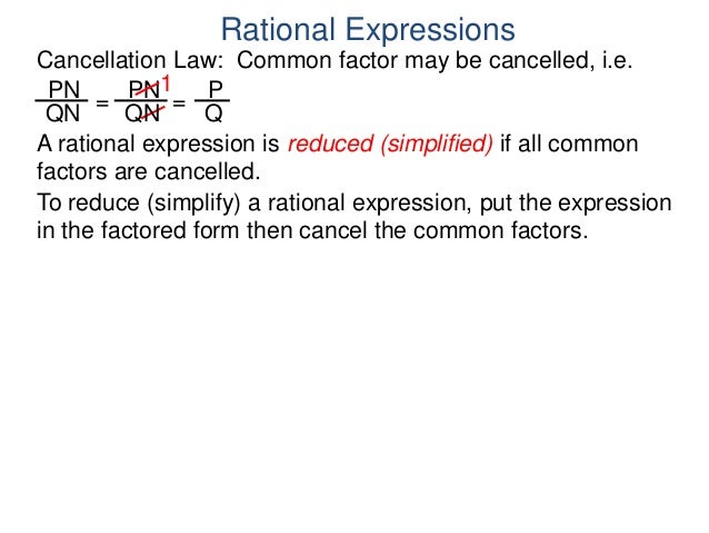12 rational expressions rational form