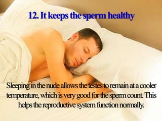 12 reasons why it’s better for you to sleep in the nude.. | PPT